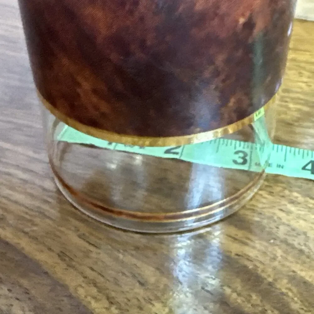 MCM Culver Tortoise Shell and Gold Rocks Glasses 3